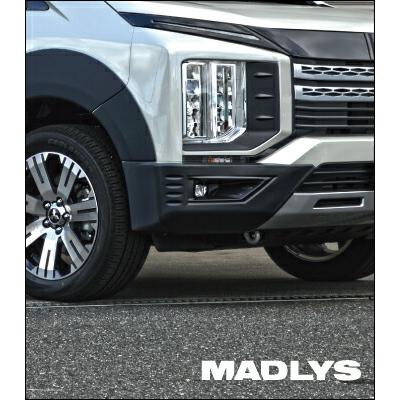 輝オート MADLYS フロントコーナープロテクター 未塗装 [後期型] デリカD:5 3DA-CV1W 後期 沖縄・離島は要確認 MADLYS