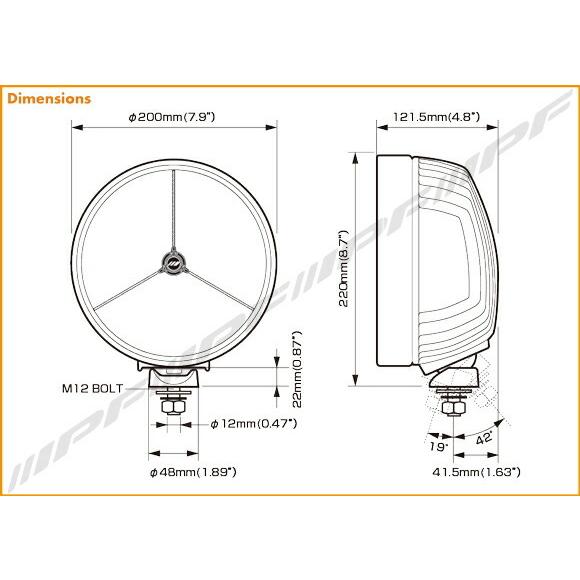 IPF オフロードランプ エクストリームLED スポーツ900XLS2競技専用 TOURING (ドライビング) | IPF | 04