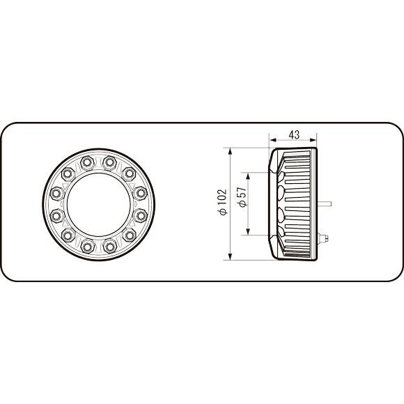 IPF LED 丸形テール＆ストップランプ TL-01 | IPF | 05