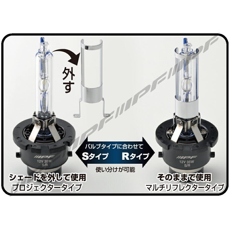 IPF - 完全無欠取り替えっこHID弁膜 百貨店HID X ご機嫌lm D2R・D2S共用 6000K