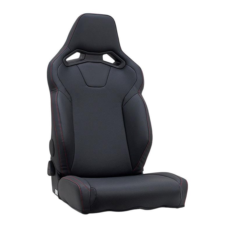 JADE スタイリッシュシートカバー for RECARO SR-C ブラック×レッド