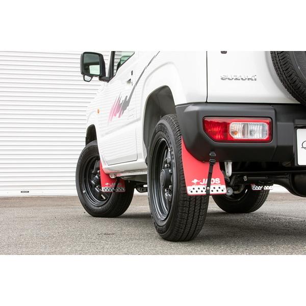 JAOS ジャオス マッドガードIII リヤセット レッド ジムニー