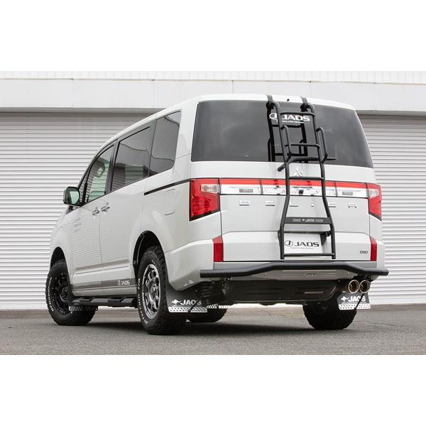 JAOS マッドガードIII フロントセット ブラック デリカ D:5※個人