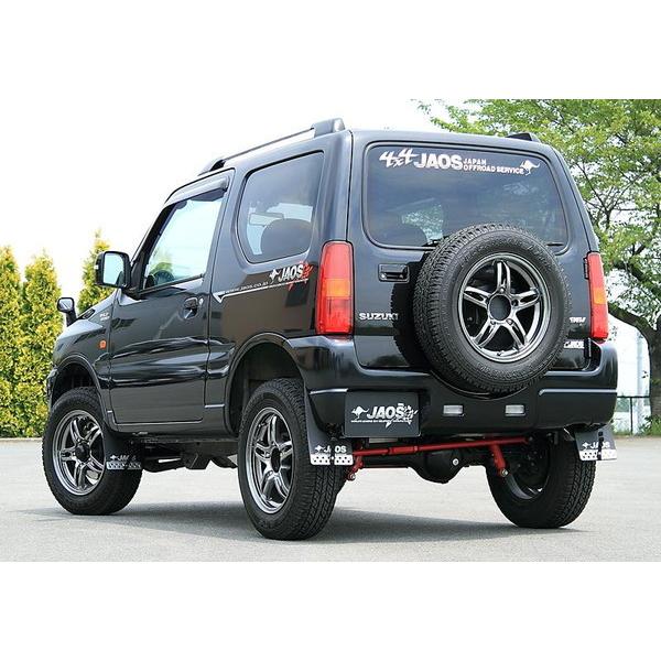 ジャオス ジムニー JB23系 マッドガードJAOS JAOS ジャオス マッドガードIII リヤセット ブラック ジムニー JB23W