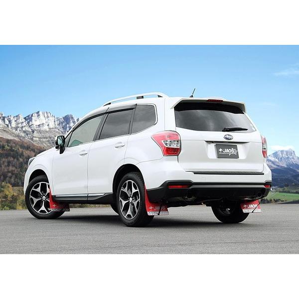 JAOS ジャオス マッドガードIII 1台分セット レッド フォレスター SJ5