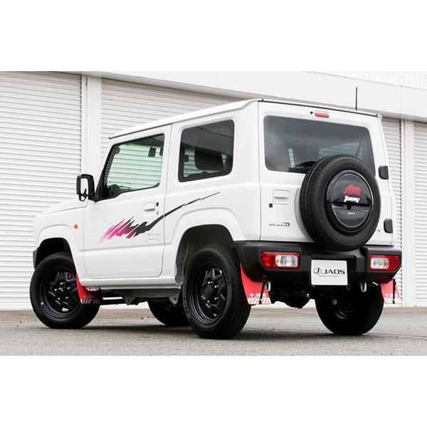 JAOS ジャオス マッドガードIII 1台分セット レッド ジムニー JB64W