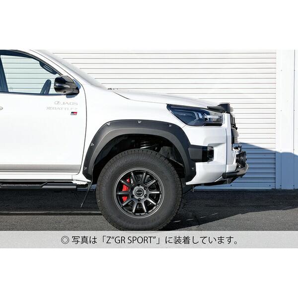 塗装品　JAOS ジャオス ノーズプロテクター マットブラック ハイラックス JAOS ジャオス ノーズプロテクター 塗装品 マットブラック