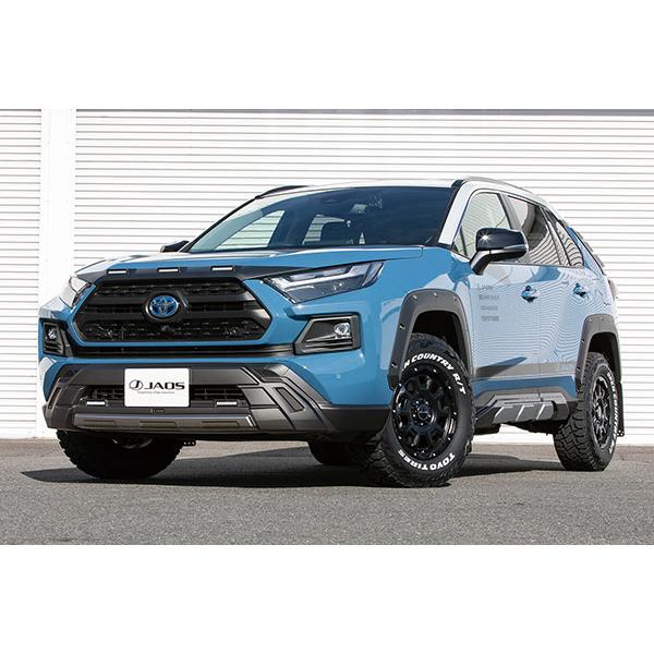JAOS ジャオス フロントバンパーガード 塗装品 マットブラック RAV4