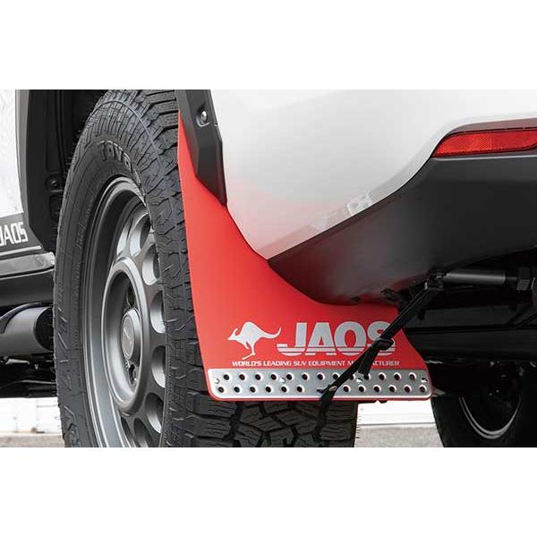 JAOS ジャオス マッドガードIII 1台分セット レッド ランドクルーザー