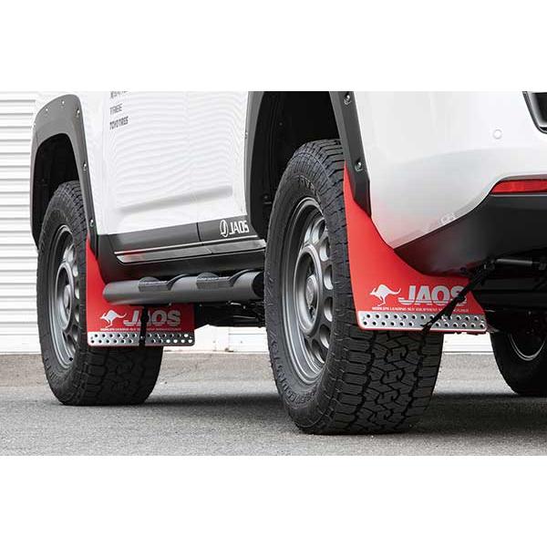 JAOS ジャオス マッドガードIII 1台分セット レッド ランドクルーザー