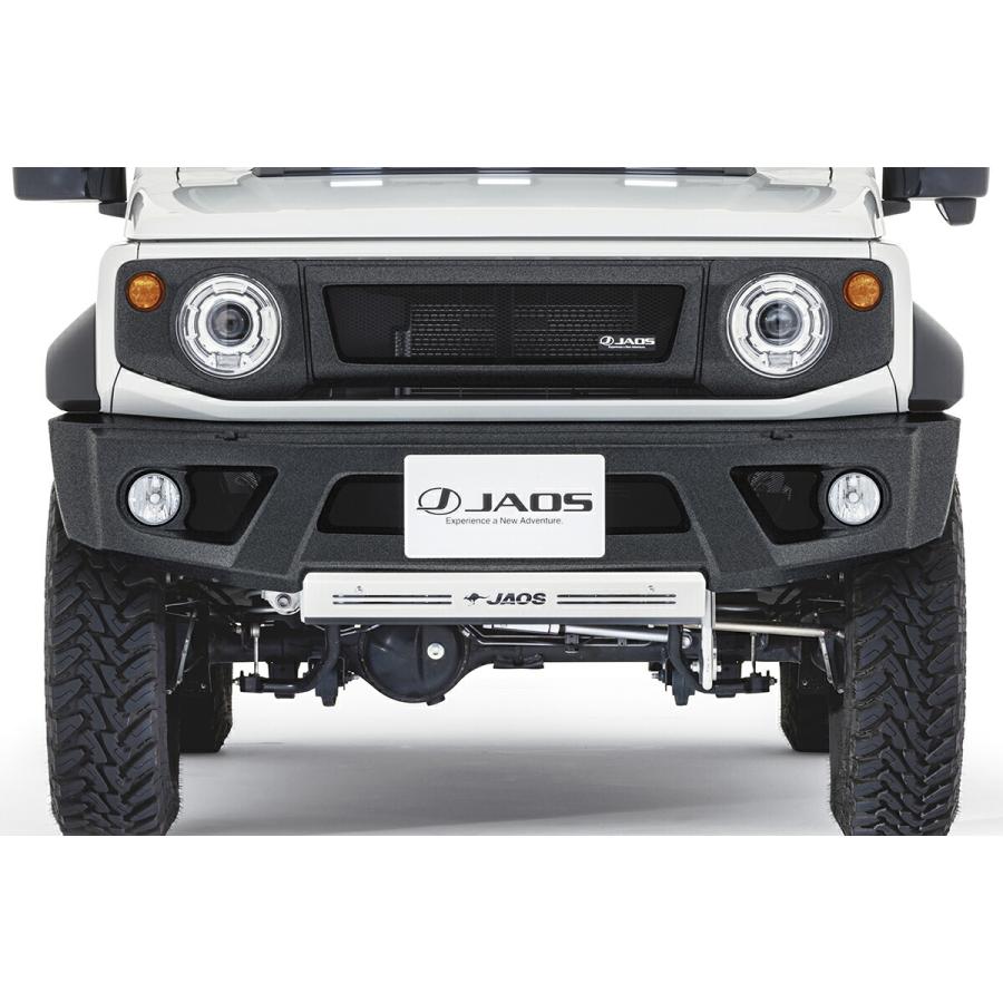 ジムニー　フロントグリル JAOS ジャオス フロントスポーツカウル タフブラック ジムニーシエラ