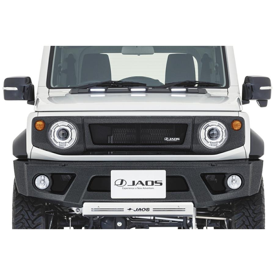 JAOS ジャオス フロントグリル タフブラック ジムニーシエラ JB74W H30