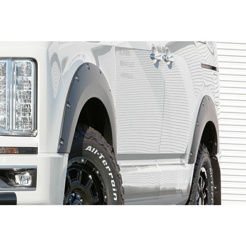 JAOS ジャオス フェンダーガーニッシュ type-X 塗装品 マットブラック