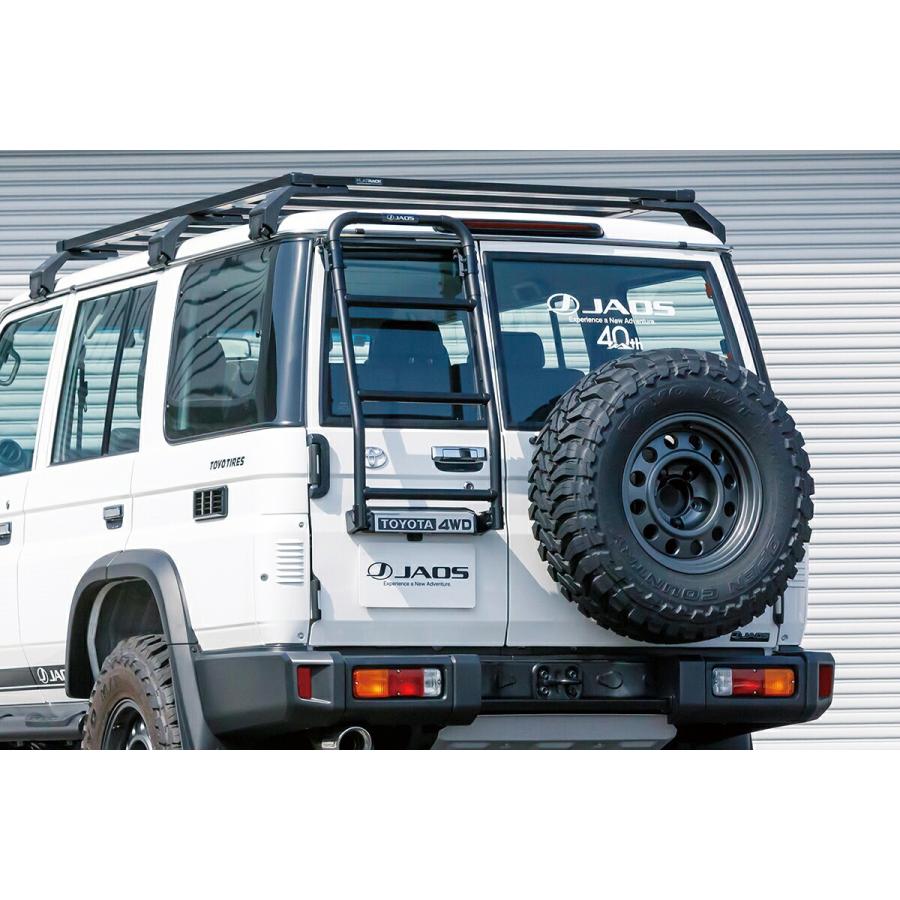 新車外し！ランクル70再々販 GDJ76 ジャオスJAOSリアアンダーカバー JAOS ジャオス リヤラダー AL ランドクルーザー GDJ76W R5.11