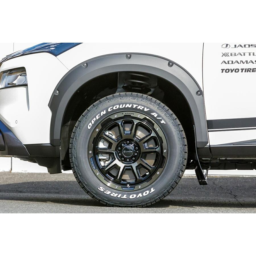 JAOS ジャオス フェンダーガーニッシュ type-X 塗装品 マットブラック