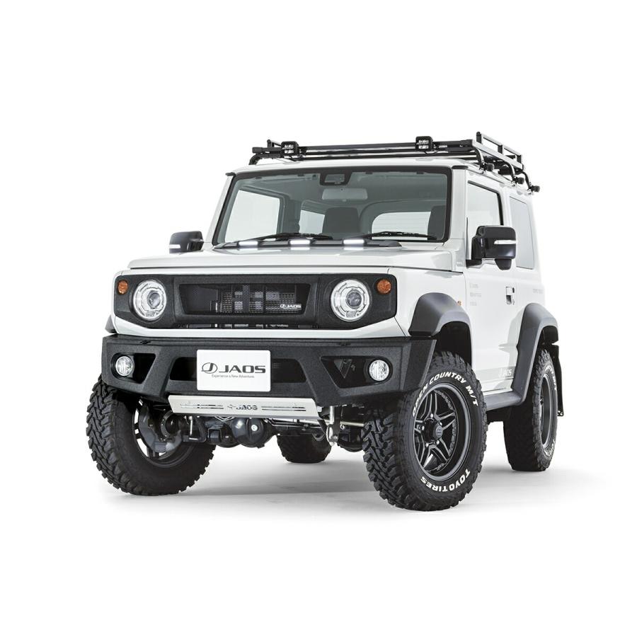 JAOS ジャオス フロントスポーツカウル 塗装品 タフブラック ジムニー