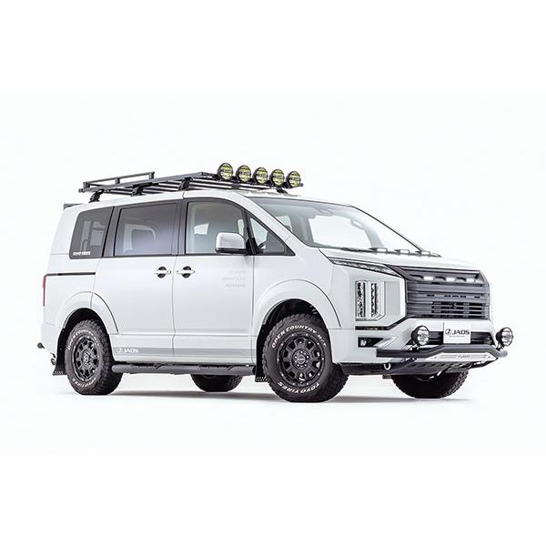 JAOS ジャオス サイドステップ ブラック 右側（運転席側） デリカD:5