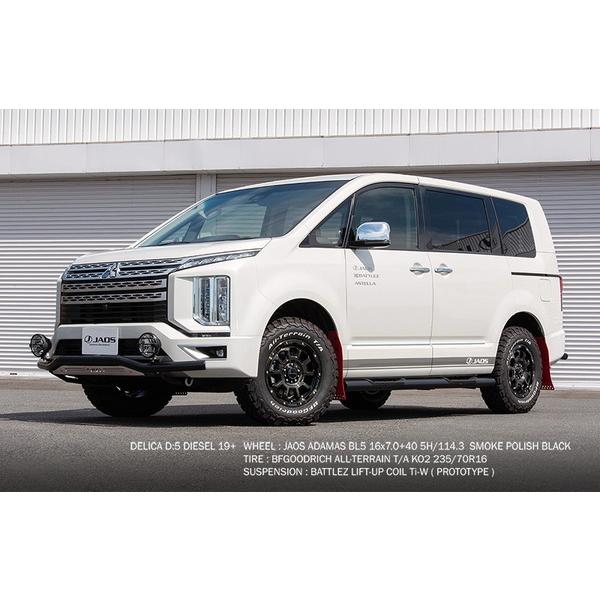 JAOS ジャオス ADAMAS BL5 16x7.0J+40 5H 114.3 スモークポリッシュ