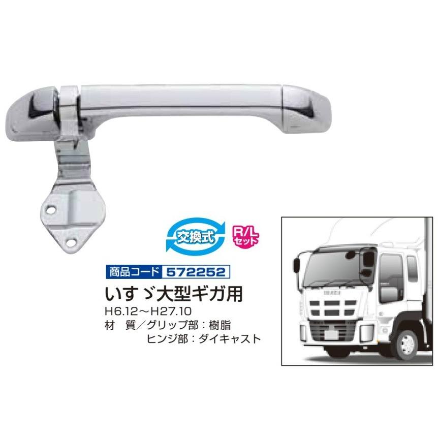いすゞギガ　ジェットフロントグリップ ジェットイノウエ フロントグリップ 左右セット いすゞ 大型ギガ用（H6