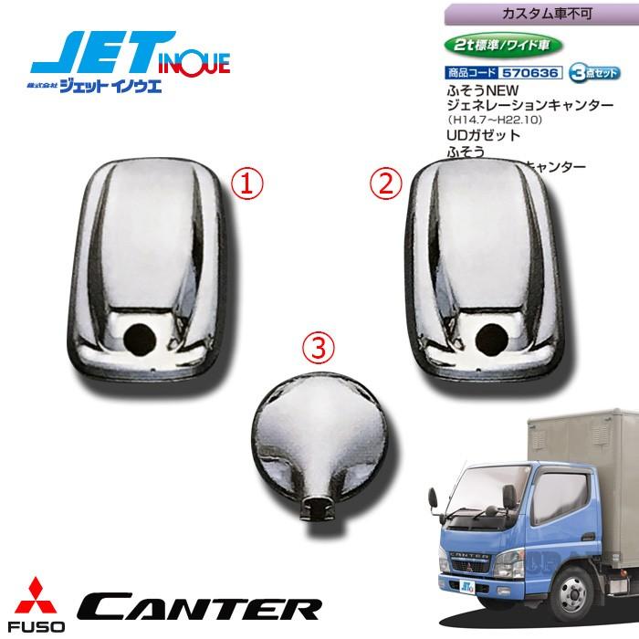 JETINOUE ジェットイノウエ ミラーカバーセット [FUSO 2t NEW