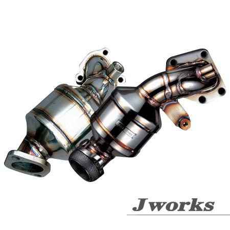 L235Sダイハツエッセ　J-works オートジュエル　N1メタルキャタライザー Jworks/ジェイワークス AutoJuwell N1 メタルキャタライザー EXマニ付