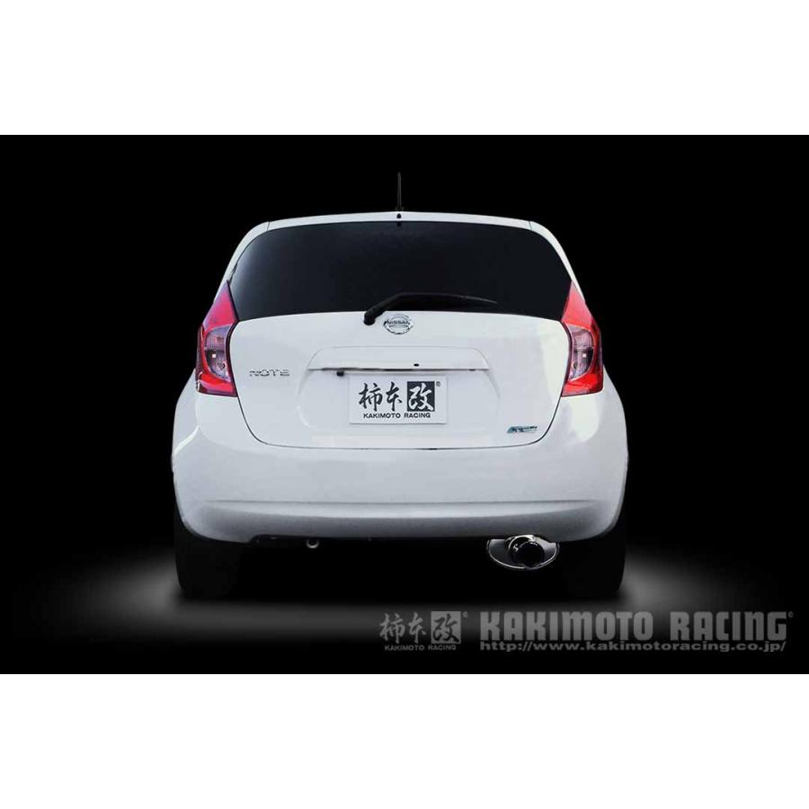 柿本改 マフラー Class KR ノート DBA-E12 16/11_M/C前 1.2_NA HR12DE