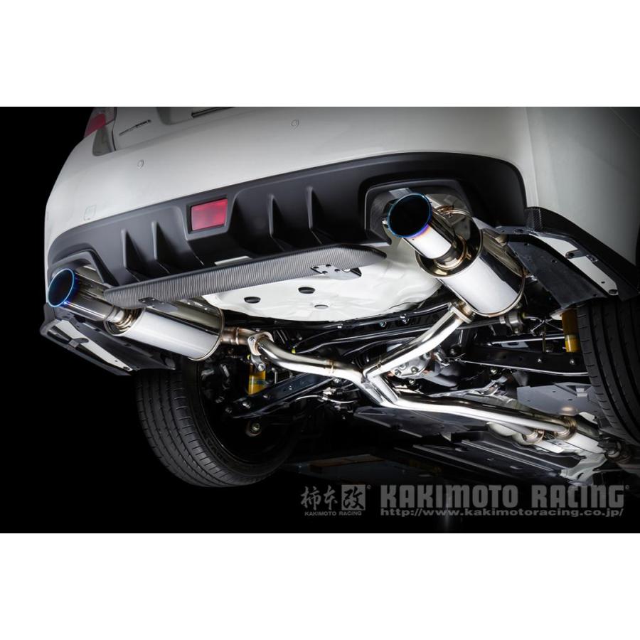 柿本改 マフラー Regu.06 & R Dualセンター付 WRX STI CBA-VAB 2.0_