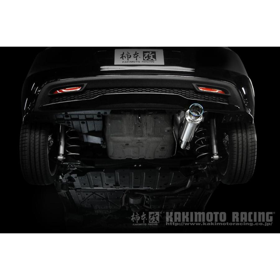 柿本改 マフラー Regu.06 & R CR-Z DAA-ZF1 1.5_NA_ハイブリッド LEA