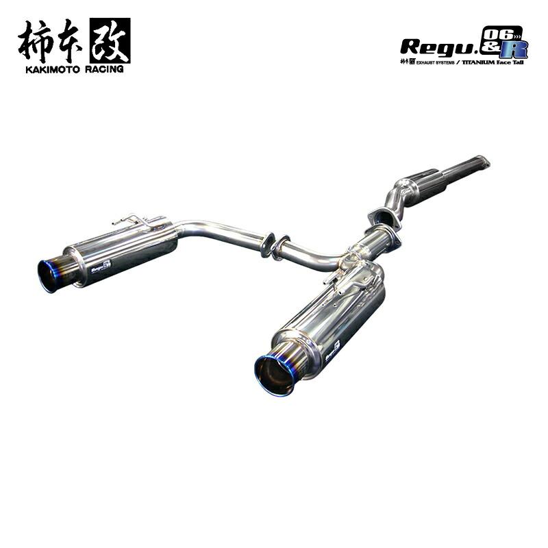 くん　柿本改Super Factory 左右出しマフラーランエボ10 柿本改 マフラー Regu.06 & R ランエボ10 CBA-CZ4A 08/9_M/C前 4B11