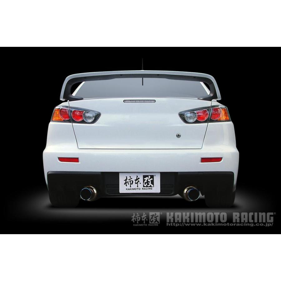 柿本改 マフラー Regu.06 & R ランエボ10 CBA-CZ4A 08/9_M/C前 4B11