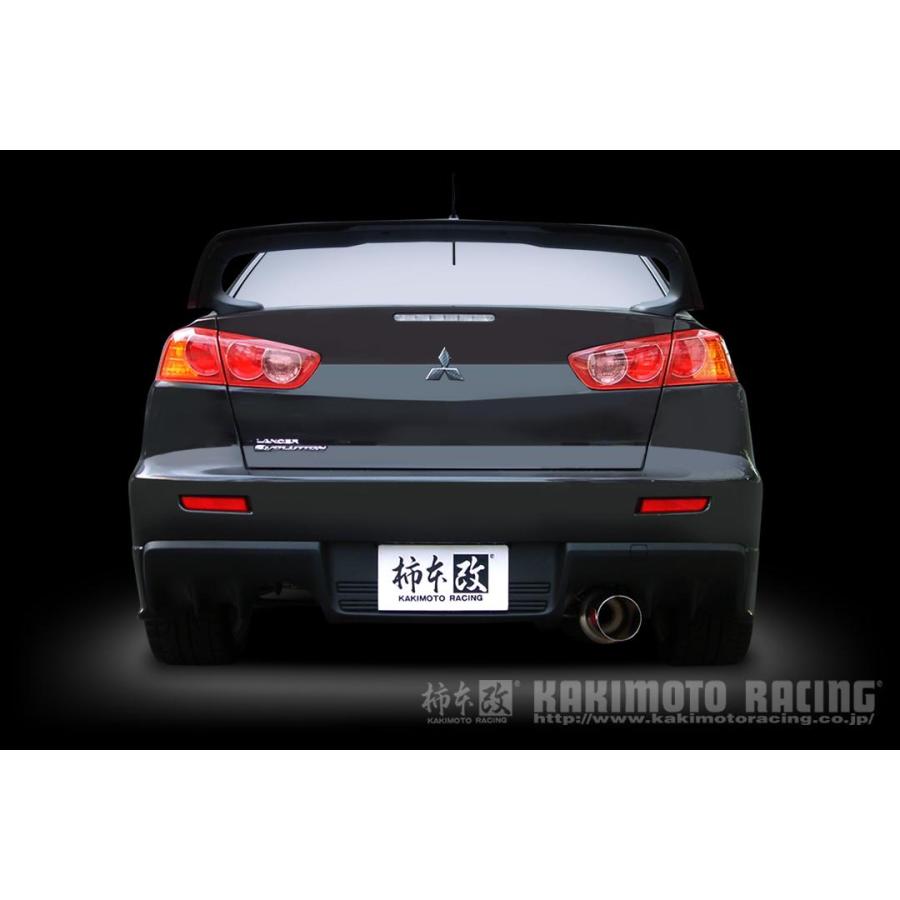 柿本改 マフラー HYPER FULLMEGA N1+ Rev. ランエボ10 CBA-CZ4A 08/9_M