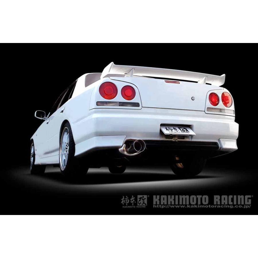柿本改 マフラー Kakimoto.R スカイライン セダン(4ドア) GF-ER34 