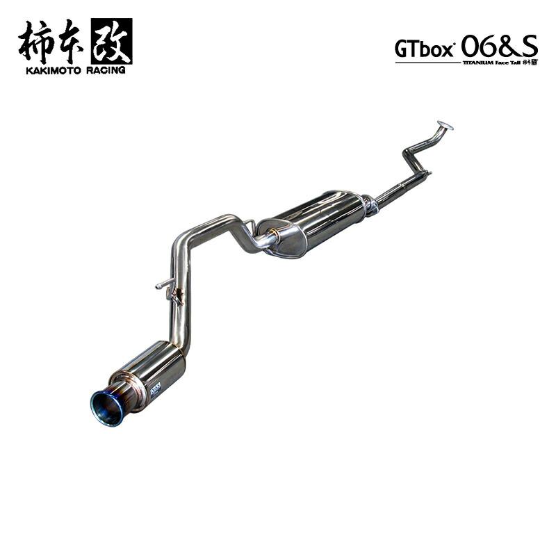 柿本改 マフラー GTbox 06&S N-BOXカスタム DBA-JF1 13/12_M/C後 0.66