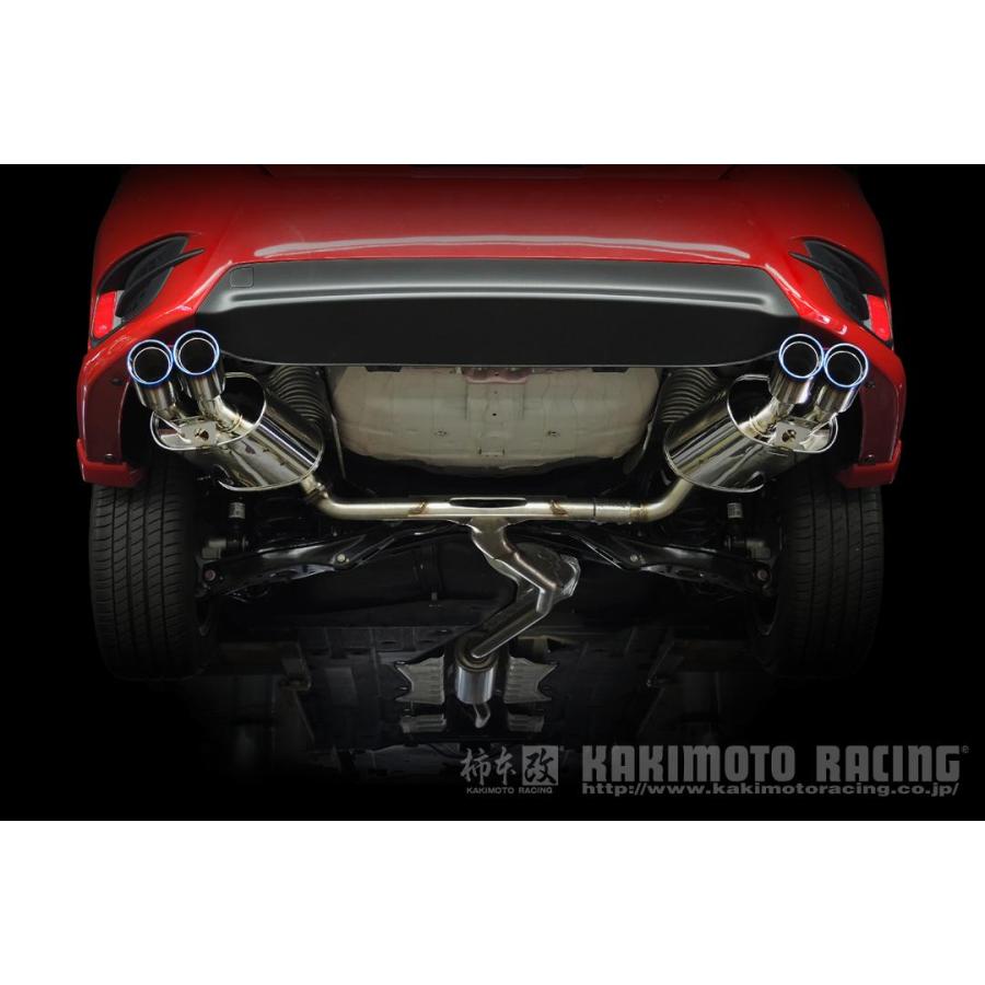 柿本改 マフラー Class KR シビック DBA-FC1 1.5_ターボ L15B 2WD(FF