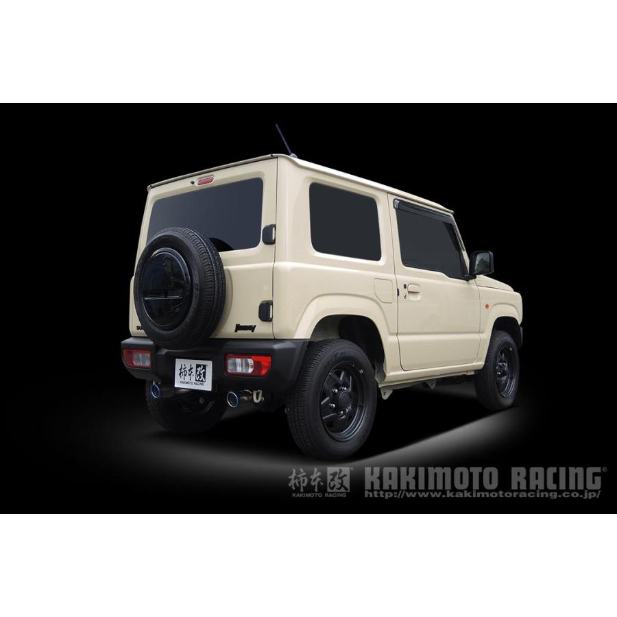 柿本改 マフラー Class KR 左右出し センター付き ジムニー 3BA