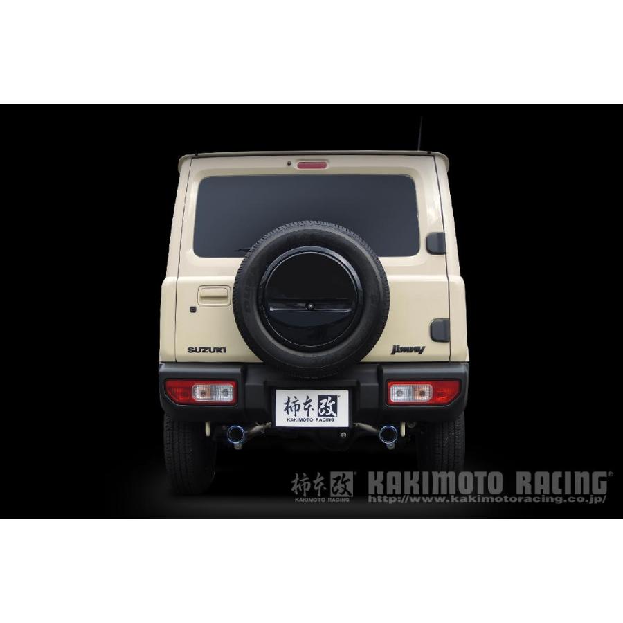 柿本改 マフラー Class KR 左右出し センター付き ジムニー 3BA-JB64W