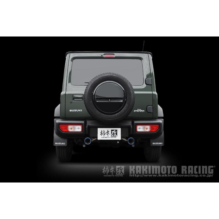 柿本改 マフラー Class KR 左右出し センター付き ジムニーシエラ 3BA