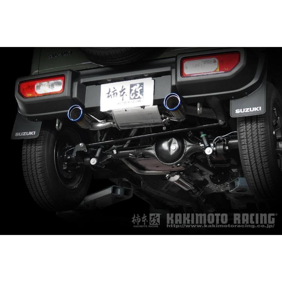 柿本改 マフラー Class KR 左右出し センター付き ジムニーシエラ 3BA