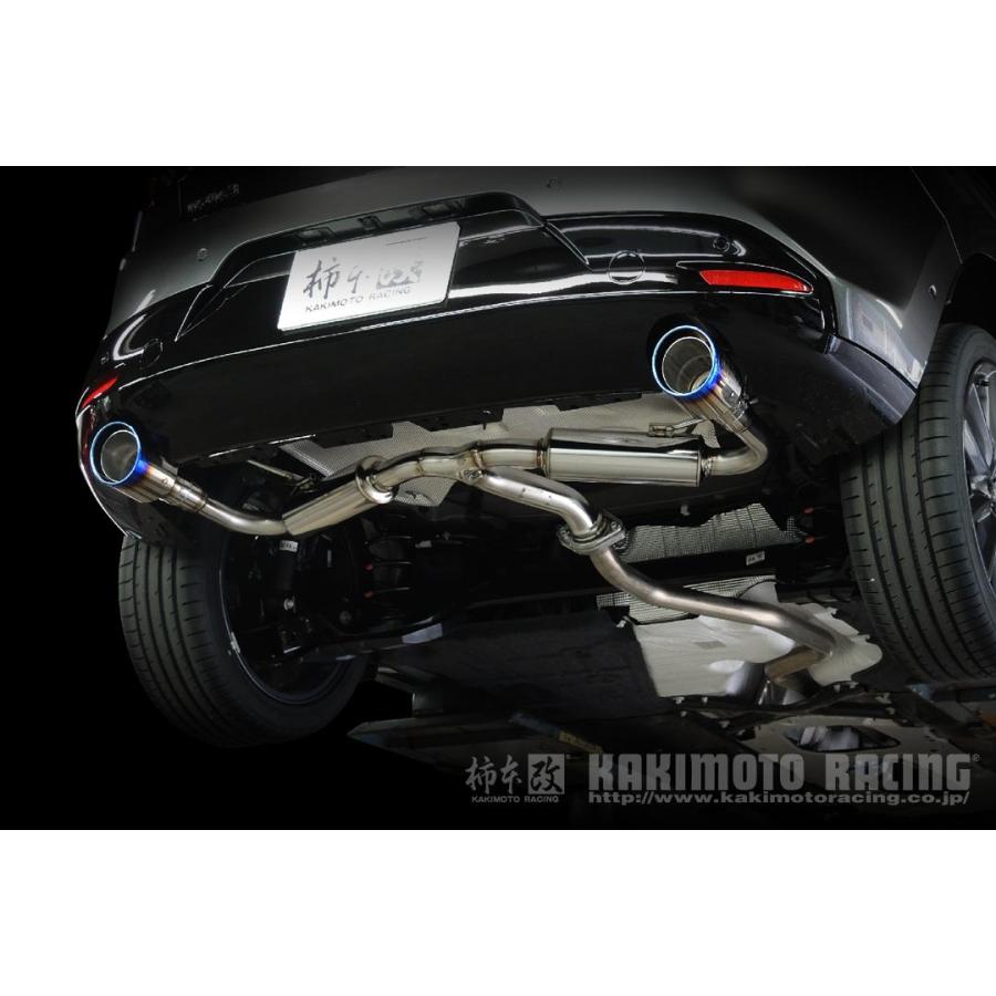 柿本改 マフラー Class KR チタンフェイス MAZDA3 ファストバック 3DA