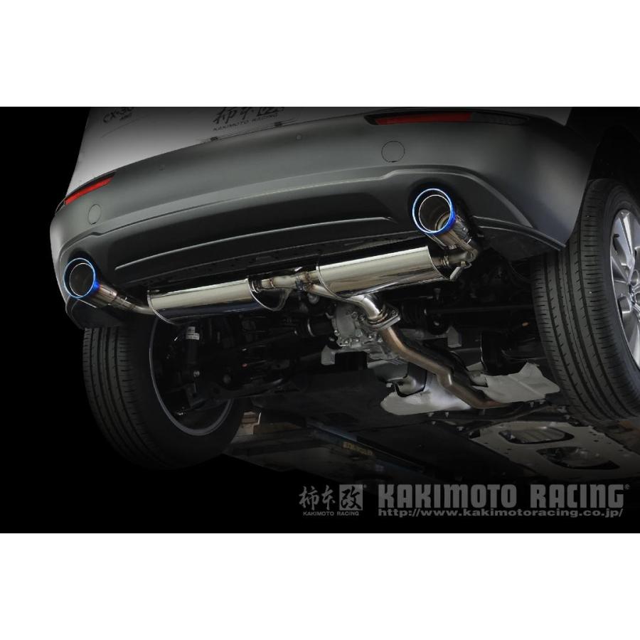 柿本改 マフラー Class KR チタンフェイステール CX-30 3AA-DMFP 2.0