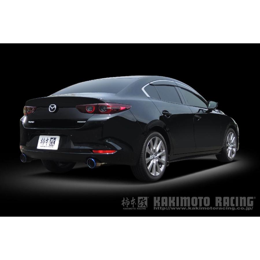 柿本改 マフラー Class KR チタンフェイス MAZDA3 セダン 3DA-BP8P S8