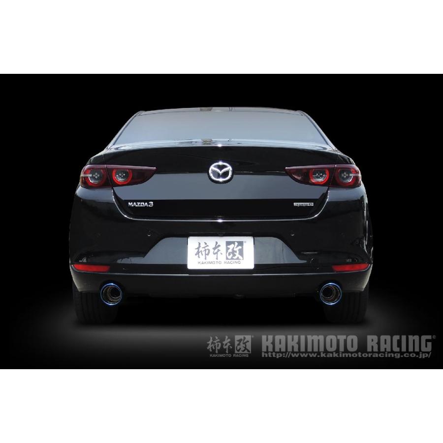 柿本改 マフラー Class KR チタンフェイス MAZDA3 セダン 3DA-BP8P S8