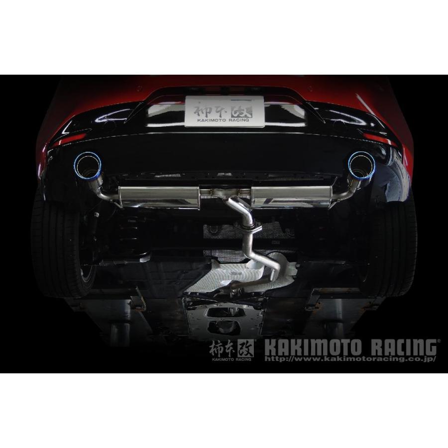 柿本改 マフラー Class KR チタンフェイス MAZDA3 ファストバック 5AA