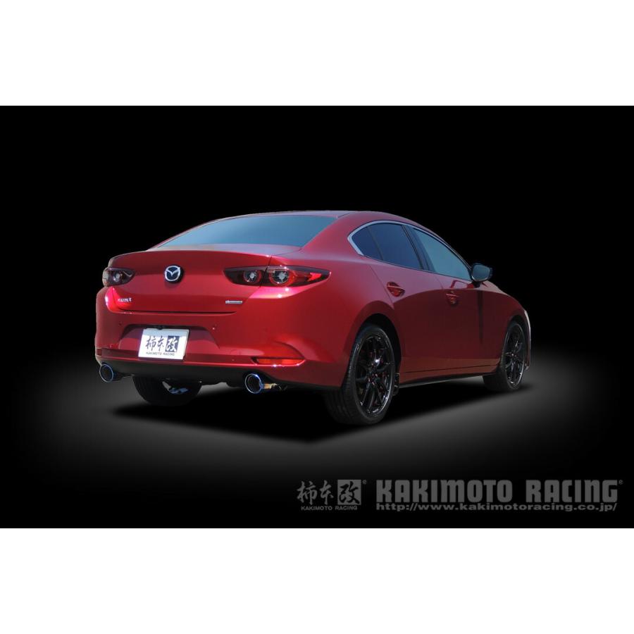柿本改 マフラー Class KR チタンフェイス MAZDA3 セダン 5AA-BPFJ3R