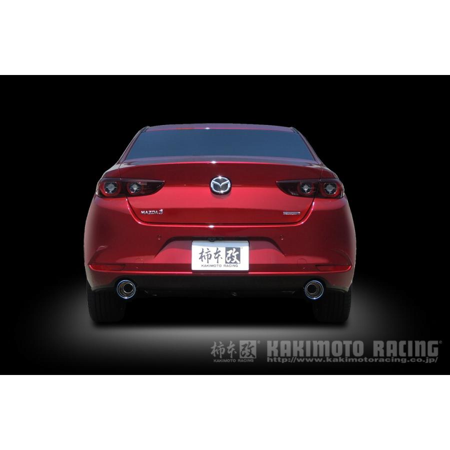 柿本改 マフラー Class KR チタンフェイス MAZDA3 セダン 5AA-BPFJ3R