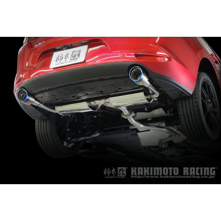 柿本改 マフラー Class KR チタンフェイス MAZDA3 セダン 5AA-BPFJ3R