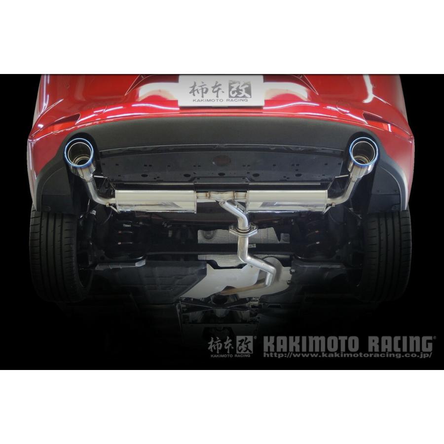 柿本改 マフラー Class KR チタンフェイス MAZDA3 セダン 5AA-BPFJ3R
