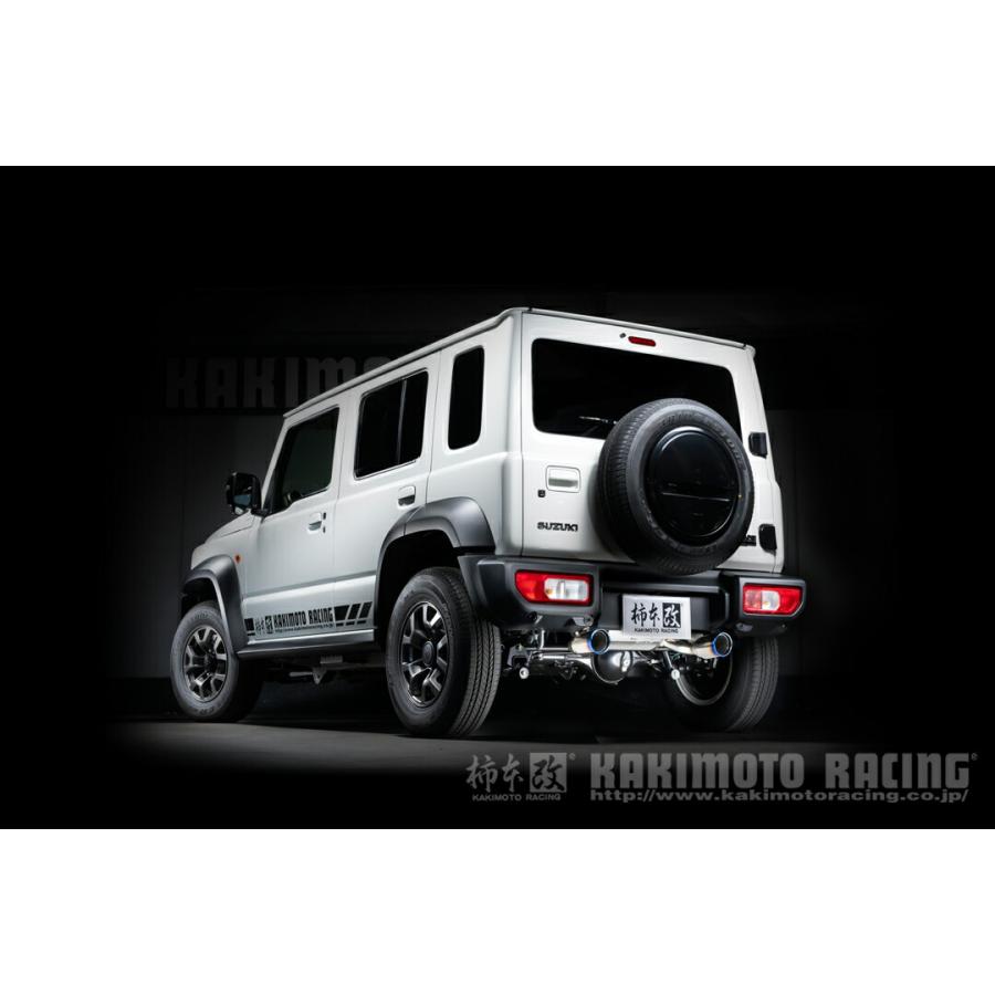 柿本改 マフラー Class KR 左右出し センター付き ジムニーノマド 3BA