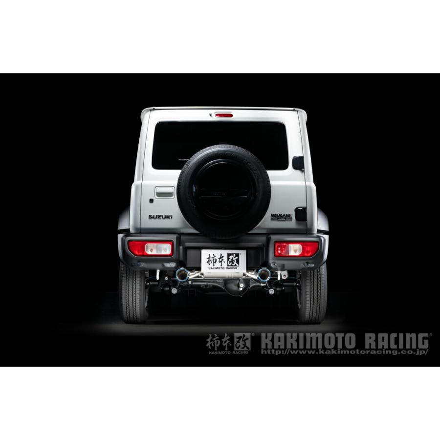柿本改 マフラー Class KR 左右出し センター付き ジムニーノマド 3BA