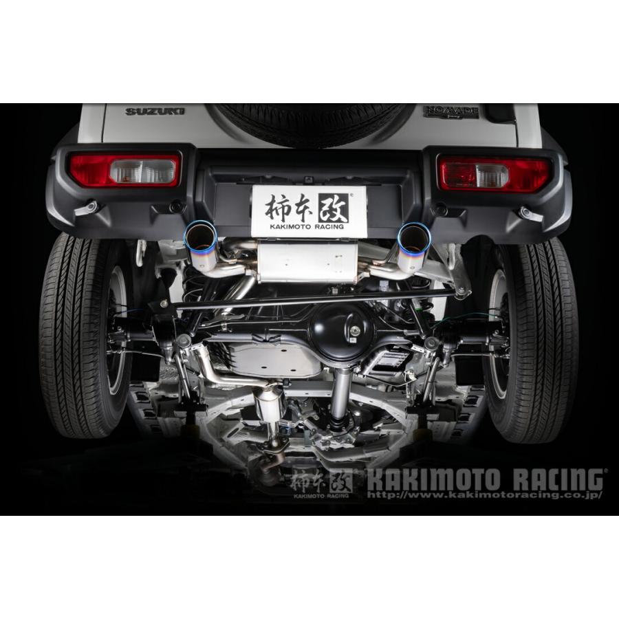 柿本改 マフラー Class KR 左右出し センター付き ジムニーノマド 3BA